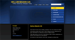 Desktop Screenshot of hellum-maskin.com